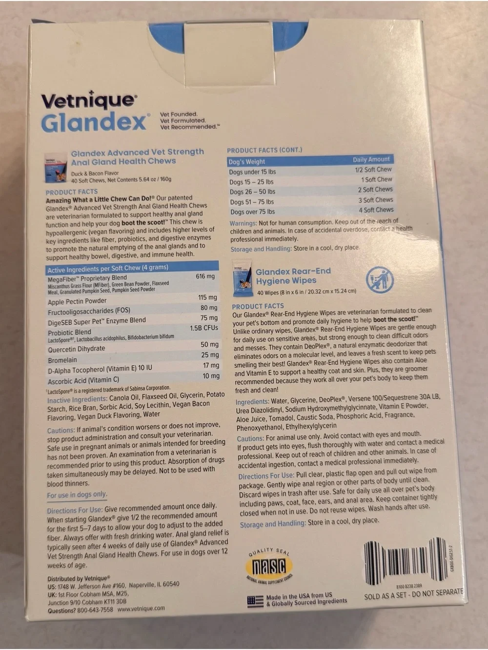 Glandex Digestive & Anal Gland Health Kit – Blue
